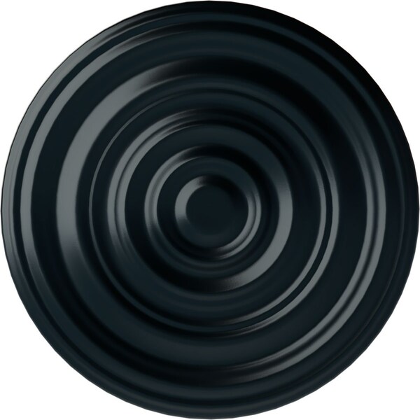 Ekena Millwork Carton Smooth Ceiling Medallion (Fits Canopies up to 9 1/8"), 29 1/8"OD x 1 1/2"P, Night Shade CM29CANSF - main